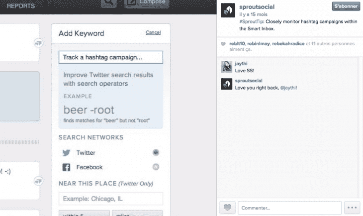 Sprout - Formation reseaux sociaux