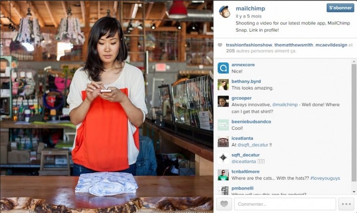 mailchimp - Formation reseaux sociaux
