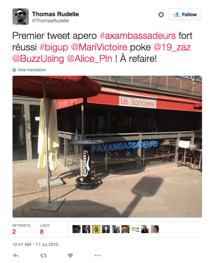 Apero Ambassadeurs Axa