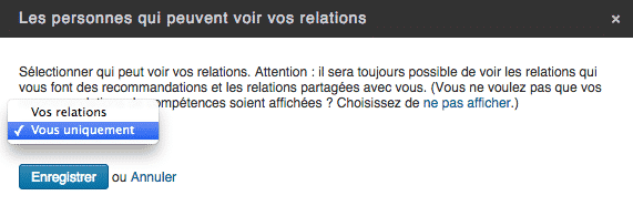Voir Relations LinkedIn