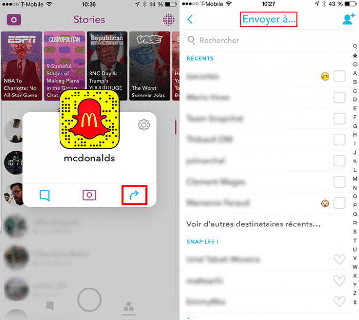 Snapchat Suggest