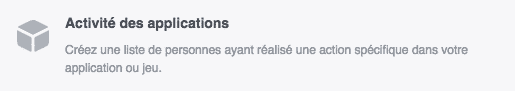 Ciblage Utilisateurs Application