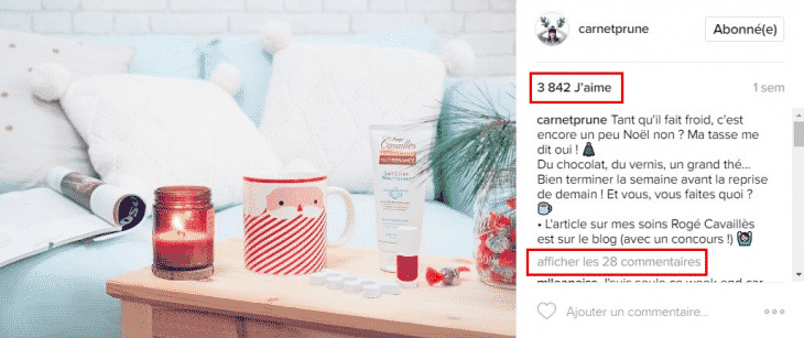 Engagement Instagram