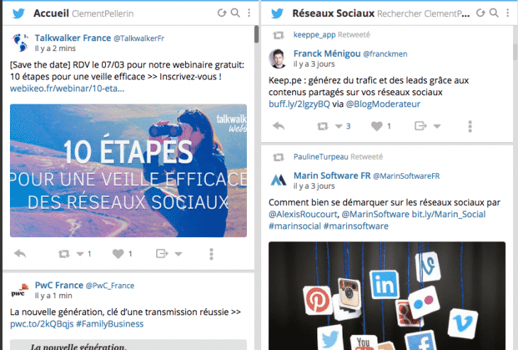 Exemples Flux Hootsuite