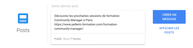 Posts Google My Business