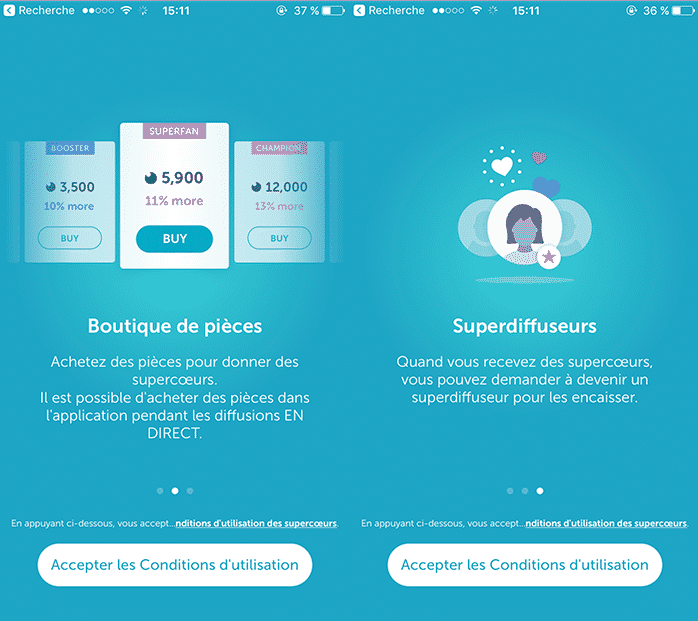 Super Coeurs Periscope