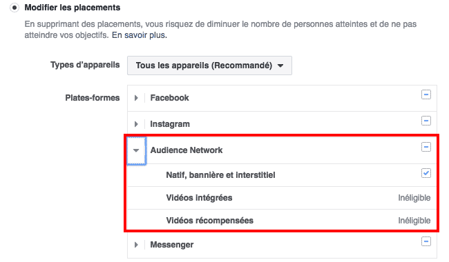 Placement Audience Network