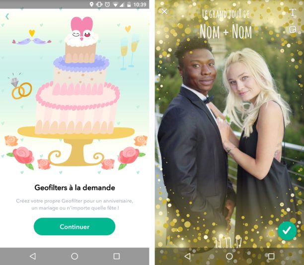 Filtres Geolocalises Smartphone