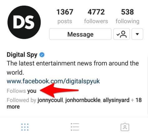 Vous Suit Sur Instagram