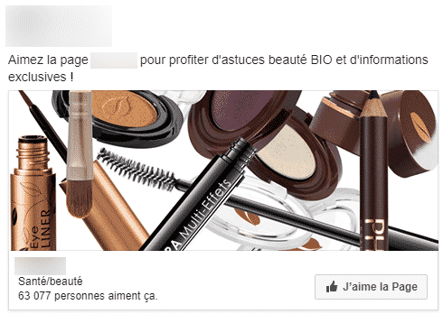Marque Cosmetiques Reciblage