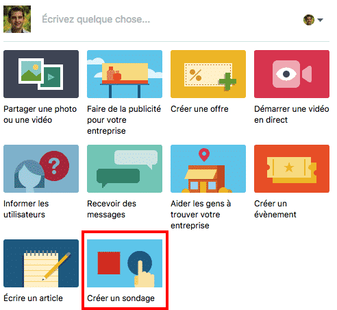 Sondages Pages Facebook